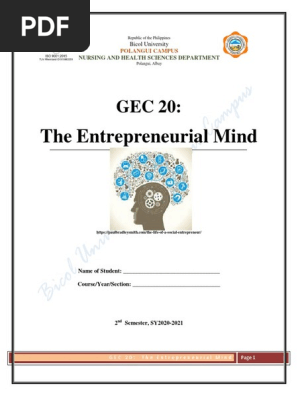 Study Guide 1 Introduction to Entrepreneurship Feb 4 2021