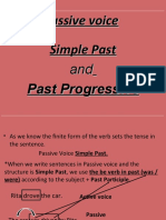 Passive Voice (Simple Past and Past Progressive)