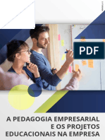 A Pedagogia Empresarial e Os Projetos Educacionais Na Empresa