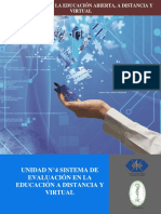 Unidad N°4 Sistemas de Evaluación en La Educación A Distancia y Virtual