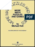 More Math Puzzles and Games