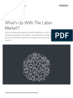 What's Up With The Labor Market?: US Economics