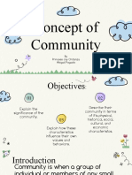 Concept of Community: by Princess Joy Ordanza Abigail Pogado