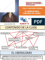 CLASE N°12 EL LIBERALISMO POLITICO DE LOCKE (1)