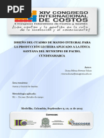 CMI producción lechera finca Santana
