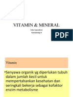 Pertemuan 1 - Vitamin-Mineral
