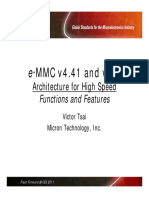 E MMC v4.41 and v4.5: Architecture For High Speed Architecture For High Speed