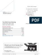 Your Bofa Core Checking: Account Summary