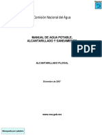 Manual de Agua Potable, Alcantarillado y Saneamiento. Cna