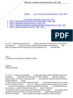 1107 Cod de Procedura Civila Cartea A VII A Procesul Civil International Art 1018 1085