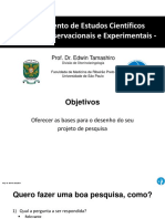 2019 Delineamento de Estudos Científicos