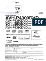 Pioneer Avh-P4300dvd p4350dvd p4390dvd