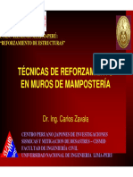 Técnicas de Reforzamiento en Muros de Mampostería