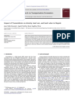 Impact of Transmilenio On Density, Land Use, and Land Value in Bogotá Bocarejo