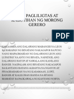 Ang Pagliligtas at Kabutihan NG Morong Gerero - Filipino