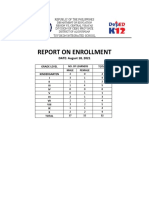 Tuyokon Is Enrollment Reportaugust 182021