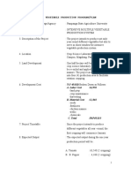 Sample Vegetable Production Program/Plan