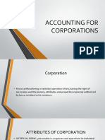 Accounting For Corporations