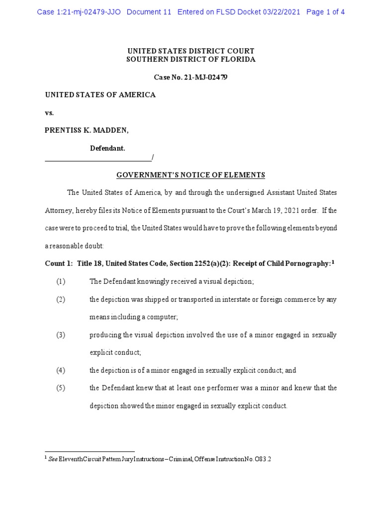 See eleventh circuit pattern jury instructions criminal offense