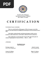RAO Form for Barangay Appropriations | PDF