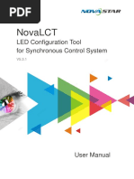 NovaLCT LED Configuration Tool For Synchronous Control System User Manual V5.3.1