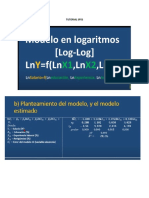 Spss Regresion Log Log