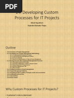 Lecture 16 - Developing Custom Processes For IT Projects