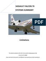 Dassault Falcon 7X Systems Summary