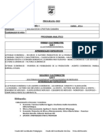 Programa de Terminalidad Primero La Secundaria - Economía I 2019 4to A