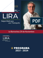 Programa Alcalde Cristobal Lira 2021-2024