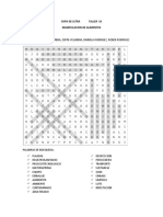 TRABAJO ESCRITO SOPA DE LETRA