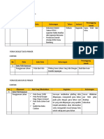 FORM CHEKLIST DATA.