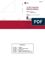 LG Wi-Fi Sound Bar: Service Manual