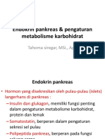 Kuliah 4 Endokrin Pankreas & Pengaturan Metabolisme Karbohidrat Ok Ok