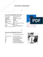 Daftar Ketua Himameka