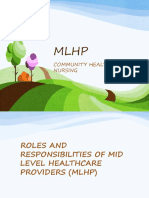 MLHP roles and responsibilities