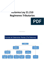 Regimenes Tributarios Reforma Tributaria Ley 21.210