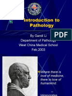 Introduction To Pathology: by Gandi Li Department of Pathology West China Medical School Feb, 2003