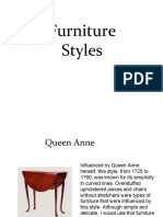 5.styles of Furniture