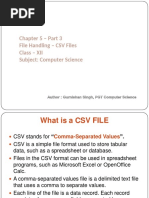 Class 12 Python Text File Handling | PDF | Computer File | Operating ...