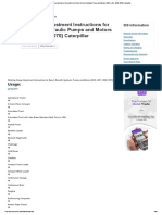 Rotating Group Adjustment Instructions for Bosch Rexroth Hydraulic Pumps and Motors {3203, 4351, 5058, 5070} Caterpillar