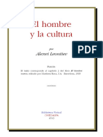 El Hombre y La Cultura