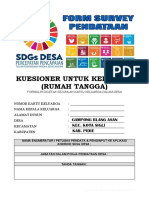 Kuesioner SDGs Rumah Tangga Bl. Asan