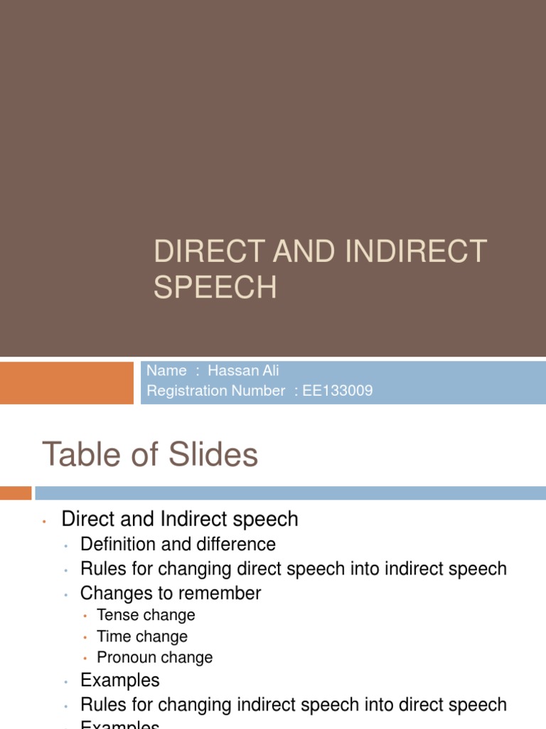 Indirect Speech Conversion Rules | PDF | Human Communication | Syntax
