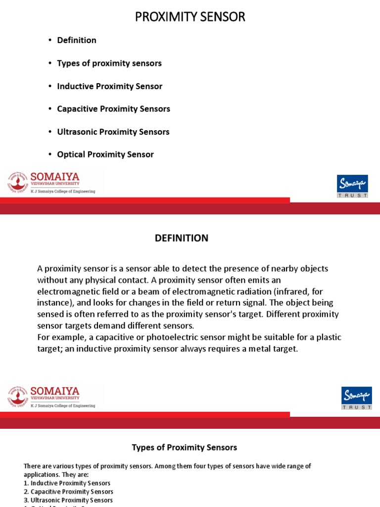 Proximity Sensors (Sensors) | PDF | Capacitor | Ultrasound