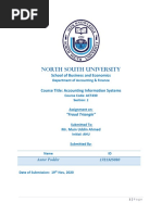 ACT430 Fraud Triangle Assignment