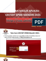 Panduan Cat Sse SPMB Mandiri 2021 1