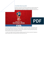 Update Option File PES 6 World Cup 2018