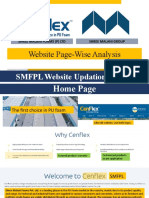 Website Page-Wise Analysis: SMFPL Website Updation Project