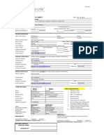 SVX TRADING MMFC Credit Info Sheet